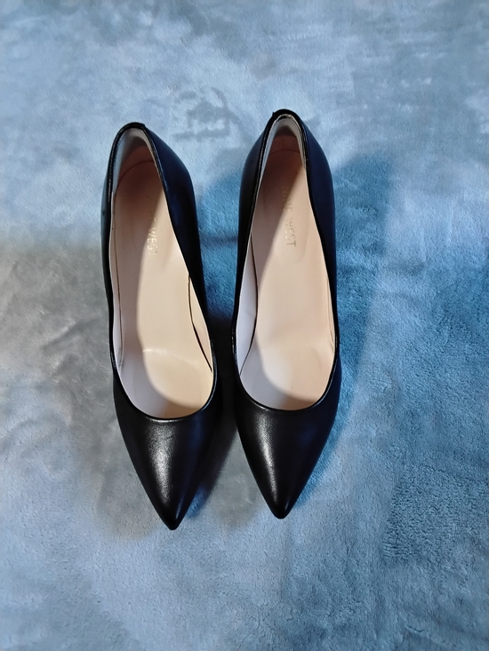 Nine West Shoes - Nine West Black Pointed Toe Leather Pumps